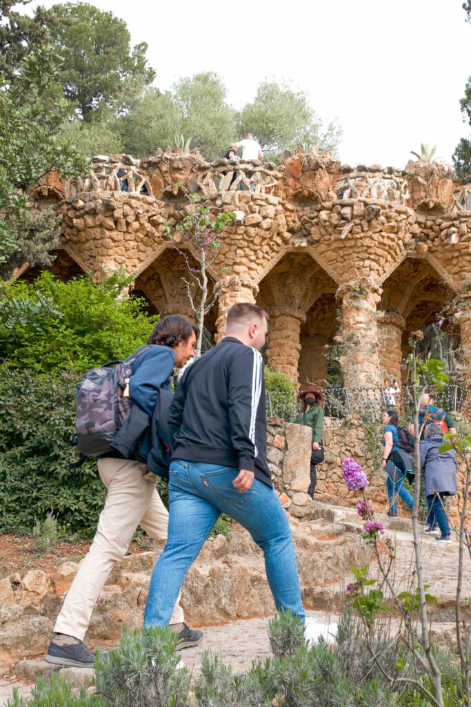 Entering Park Guell