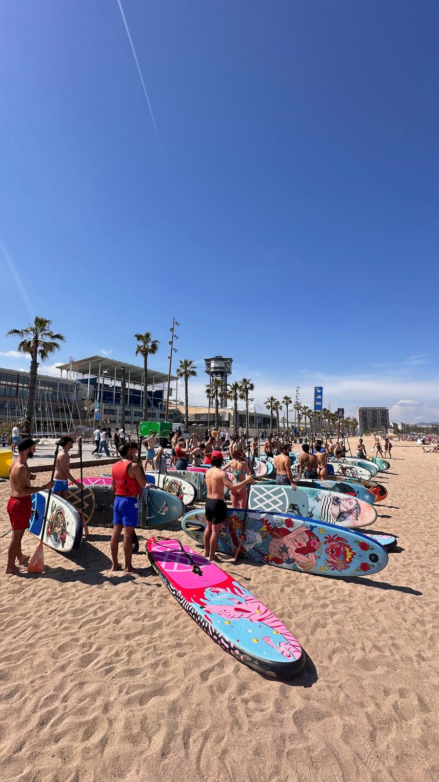 Surfing Paddle Barcelona